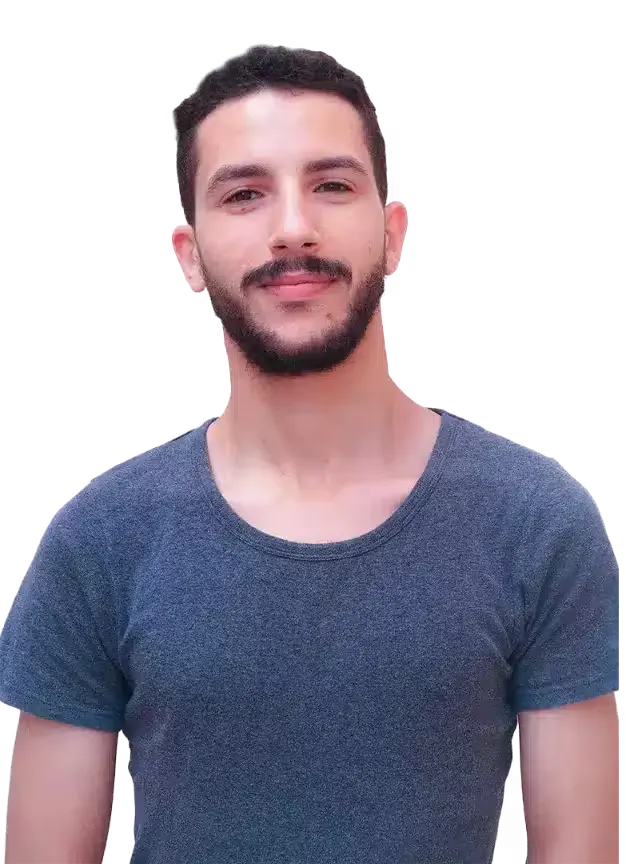 Portrait of Ghassen Larnaout, web designer and front-end developer