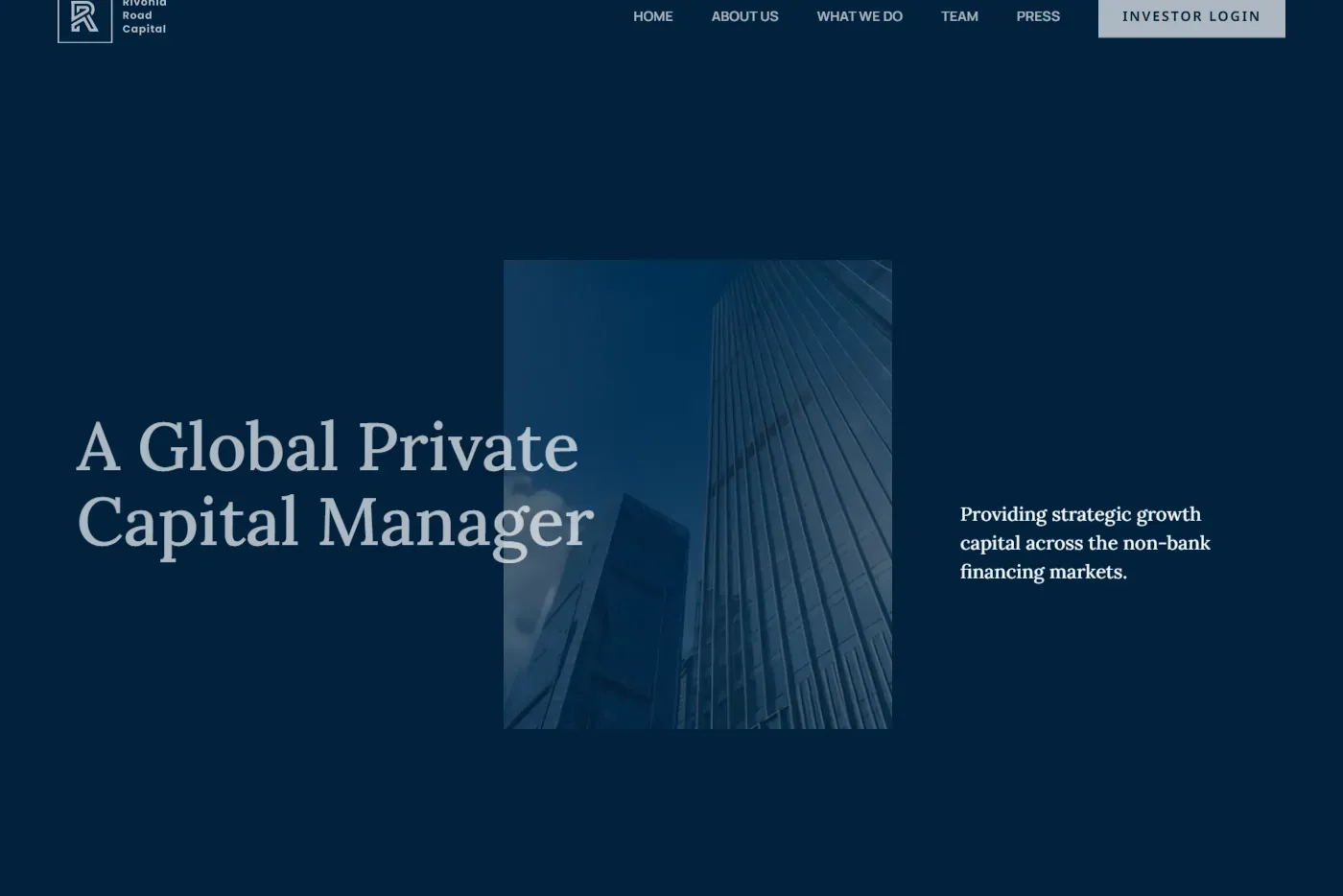Rivonia Road Capital website project preview