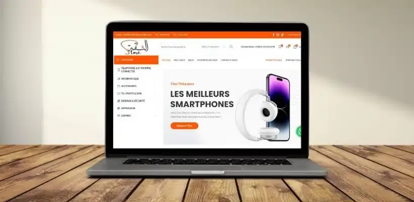Thika Store website project preview